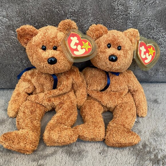Ty Beanie Baby "Fuzz" Retired Original 1998/1999 Rare w Tag Error Mint Condition - Picture 1 of 6